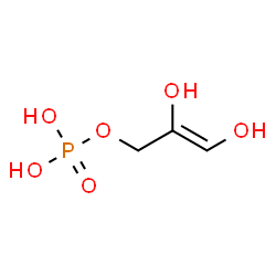 ChemSpider 2D Image | (2Z)-2,3-Dihydroxy-2-propen-1-yl dihydrogen phosphate | C3H7O6P