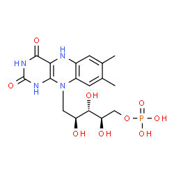 ChemSpider 2D Image | FMNH2 | C17H23N4O9P