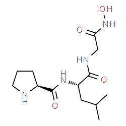 ChemSpider 2D Image | L-Prolyl-L-leucyl-N-hydroxyglycinamide | C13H24N4O4