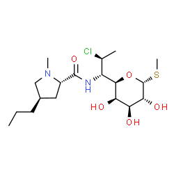 ChemSpider 2D Image | Clindamycin | C18H33ClN2O5S