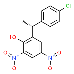 ChemSpider 2D Image | 2-[1-(4-CHLORO-PHENYL)-ETHYL]-4,6-DINITRO-PHENOL | C14H11ClN2O5
