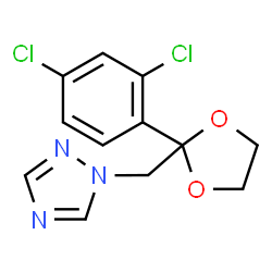 ChemSpider 2D Image | azaconazole | C12H11Cl2N3O2