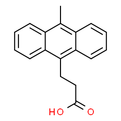 ChemSpider 2D Image | 10-Methyl-9-anthracenepropanoic acid | C18H16O2