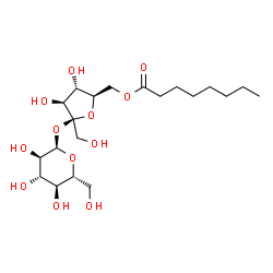 ChemSpider 2D Image | 6-O-CAPRYLOYLSUCROSE | C20H36O12