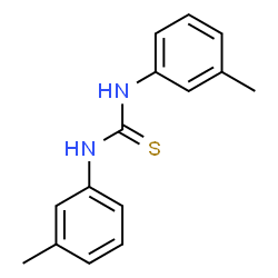 ChemSpider 2D Image | 1,3-Bis(3-methylphenyl)thiourea | C15H16N2S