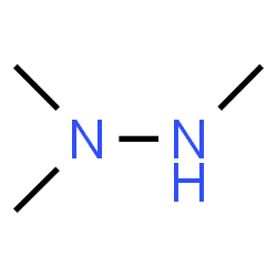 ChemSpider 2D Image | TRIMETHYLHYDRAZINE | C3H10N2