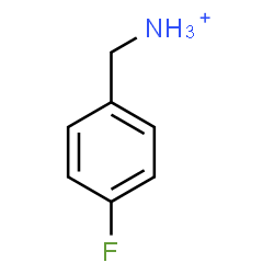 ChemSpider 2D Image | (4-Fluorophenyl)methanaminium | C7H9FN