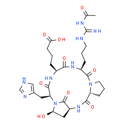 ChemSpider 2D Image | Argadin | C29H42N10O9