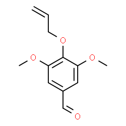 ChemSpider 2D Image | 4-(Allyloxy)-3,5-dimethoxybenzaldehyde | C12H14O4