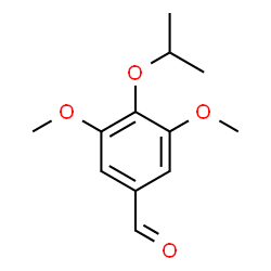 ChemSpider 2D Image | 4-Isopropoxy-3,5-dimethoxybenzaldehyde | C12H16O4