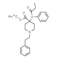 ChemSpider 2D Image | Carfentanil, C-11 | C2311CH30N2O3