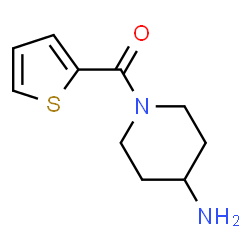 ChemSpider 2D Image | 1-(Thien-2-ylcarbonyl)piperidin-4-amine | C10H14N2OS
