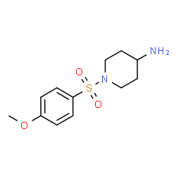ChemSpider 2D Image | 1-(4-methoxybenzenesulfonyl)piperidin-4-amine | C12H18N2O3S