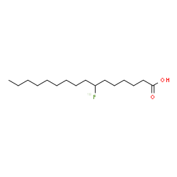 ChemSpider 2D Image | 7-(~18~F)Fluorohexadecanoic acid | C16H3118FO2