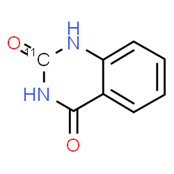 ChemSpider 2D Image | 2,4(1H,3H)-(2-~11~C)Quinazolinedione | C711CH6N2O2