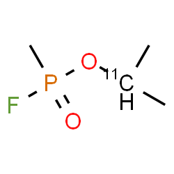 ChemSpider 2D Image | (2-~11~C)-2-Propanyl methylphosphonofluoridate | C311CH10FO2P