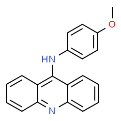 ChemSpider 2D Image | N-(4-Methoxyphenyl)-9-acridinamine | C20H16N2O
