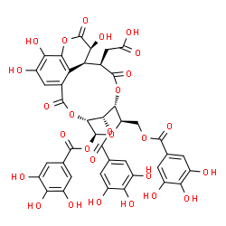 ChemSpider 2D Image | chebulinic acid | C41H32O27