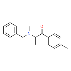 ChemSpider 2D Image | 2-[Benzyl(methyl)amino]-1-(4-methylphenyl)-1-propanone | C18H21NO