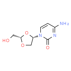 ChemSpider 2D Image | Troxacitabine | C8H11N3O4