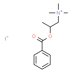 ChemSpider 2D Image | 2-(Benzoyloxy)-N,N,N-trimethyl-1-propanaminium iodide | C13H20INO2