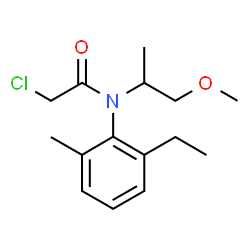 ChemSpider 2D Image | metolachlor [ANSI, WSSA] | C15H22ClNO2