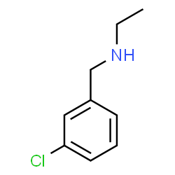 ChemSpider 2D Image | 3-Chloro-N-ethylbenzylamine | C9H12ClN