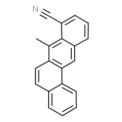 ChemSpider 2D Image | 7-Methyl-8-tetraphenecarbonitrile | C20H13N