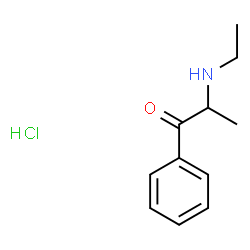 ChemSpider 2D Image | Ethcathinone (hydrochloride) | C11H16ClNO