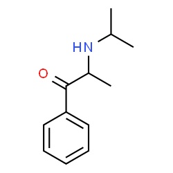 ChemSpider 2D Image | 2-(Isopropylamino)-1-phenyl-1-propanone | C12H17NO