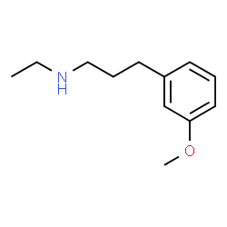 ChemSpider 2D Image | N-Ethyl-3-(3-methoxyphenyl)-1-propanamine | C12H19NO