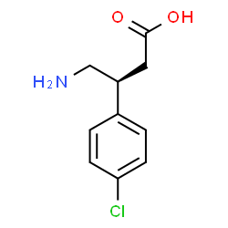 ChemSpider 2D Image | (-)-Baclofen | C10H12ClNO2