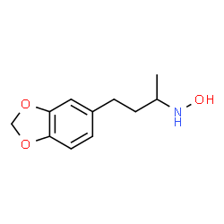 ChemSpider 2D Image | 4-(1,3-Benzodioxol-5-yl)-N-hydroxy-2-butanamine | C11H15NO3