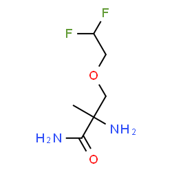 ChemSpider 2D Image | O-(2,2-Difluoroethyl)-2-methylserinamide | C6H12F2N2O2