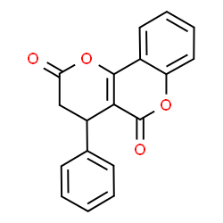 ChemSpider 2D Image | 4-Phenyl-3,4-dihydro-2H,5H-pyrano[3,2-c]chromene-2,5-dione | C18H12O4