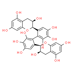 ChemSpider 2D Image | Theasinensin C | C30H26O14
