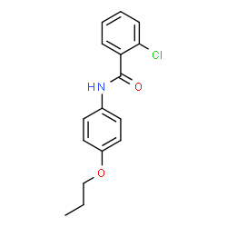 ChemSpider 2D Image | 2-Chloro-N-(4-propoxyphenyl)benzamide | C16H16ClNO2