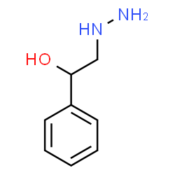 ChemSpider 2D Image | 2-Hydrazino-1-phenylethanol | C8H12N2O