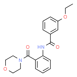 ChemSpider 2D Image | 3-Ethoxy-N-[2-(4-morpholinylcarbonyl)phenyl]benzamide | C20H22N2O4