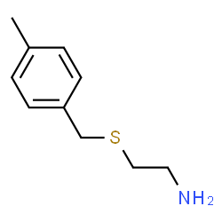 ChemSpider 2D Image | 2-[(4-Methylbenzyl)sulfanyl]ethanamine | C10H15NS