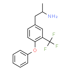 ChemSpider 2D Image | 1-[4-Phenoxy-3-(trifluoromethyl)phenyl]-2-propanamine | C16H16F3NO