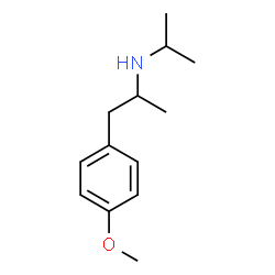 ChemSpider 2D Image | N-Isopropyl-1-(4-methoxyphenyl)-2-propanamine | C13H21NO