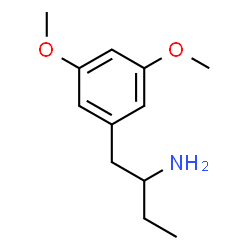 ChemSpider 2D Image | 1-(3,5-Dimethoxyphenyl)-2-butanamine | C12H19NO2
