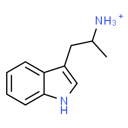 ChemSpider 2D Image | 1-(1H-Indol-3-yl)-2-propanaminium | C11H15N2