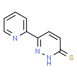 ChemSpider 2D Image | 6-(pyridin-2-yl)pyridazine-3-thiol | C9H7N3S