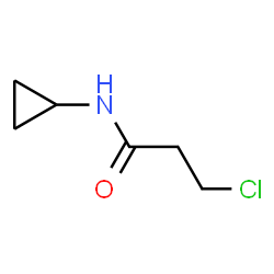 ChemSpider 2D Image | 3-Chloro-N-cyclopropylpropanamide | C6H10ClNO