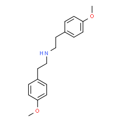 ChemSpider 2D Image | 2-(4-Methoxyphenyl)-N-[2-(4-methoxyphenyl)ethyl]ethanamine | C18H23NO2