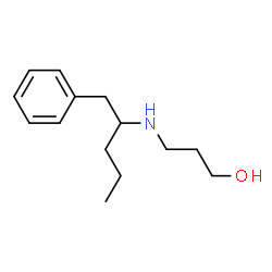 ChemSpider 2D Image | 3-[(1-Phenyl-2-pentanyl)amino]-1-propanol | C14H23NO