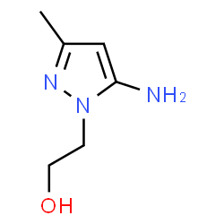 ChemSpider 2D Image | 2-(5-amino-3-methyl-pyrazol-1-yl)-ethanol | C6H11N3O