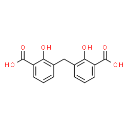 ChemSpider 2D Image | 3,3'-METHYLENEDISALICYLIC ACID | C15H12O6